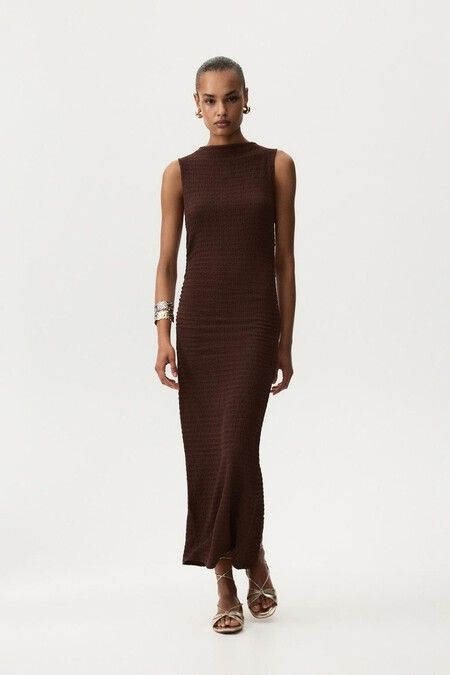 AXA l Brown Dress